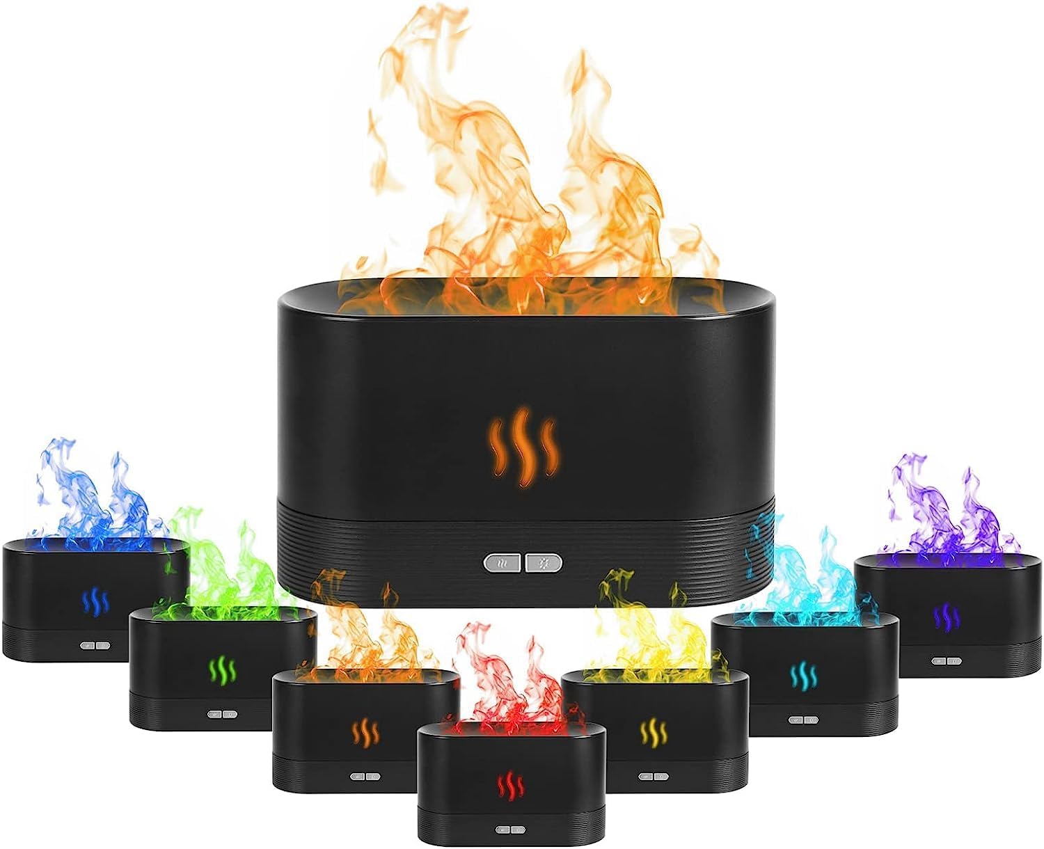 Flame Light Humidifier With 7 Colors